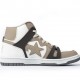 Bape Sta Sk8 High Brown White Black W/M Sports Shoes