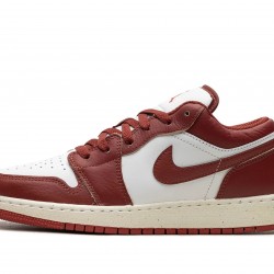 GradeSchool Nike Air Jordan 1 Low DUNE RED FJ3465-160 Shoes