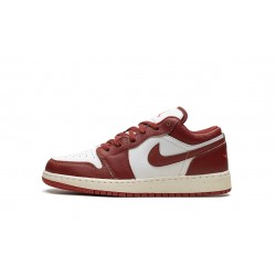 GradeSchool Nike Air Jordan 1 Low DUNE RED FJ3465-160 Shoes