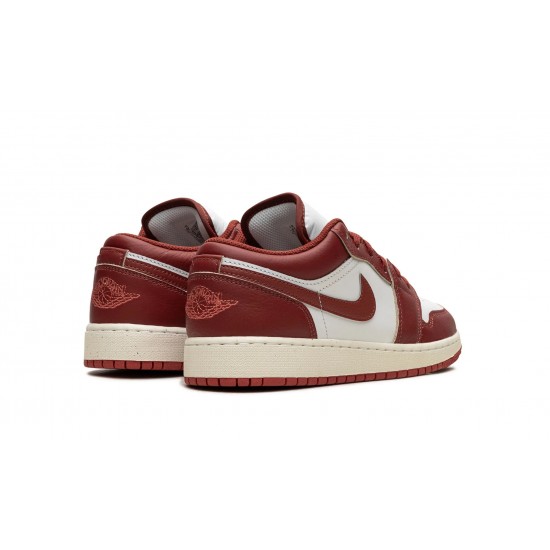 GradeSchool Nike Air Jordan 1 Low DUNE RED FJ3465-160 Shoes