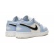 GradeSchool Nike Air Jordan 1 Low Ice Blue 554723-401 Shoes