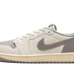 Nike Air Jordan 1 Low Mens Atmosphere Grey CZ0790-101 Shoes