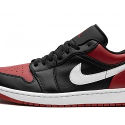 Nike Air Jordan 1 Low Mens Herren Alternate Bred Toe 553558-066 Shoes