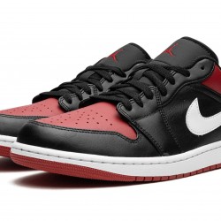 Nike Air Jordan 1 Low Mens Herren Alternate Bred Toe 553558-066 Shoes