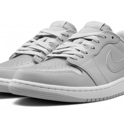 Nike Air Jordan 1 Low Mens Metallic Silver CZ0790-002 Shoes