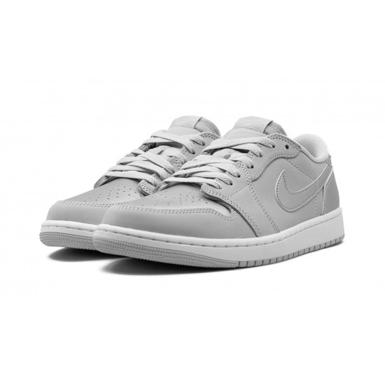 Nike Air Jordan 1 Low Mens Metallic Silver CZ0790-002 Shoes