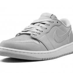 Nike Air Jordan 1 Low Mens Metallic Silver CZ0790-002 Shoes