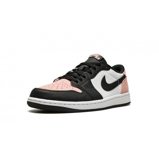 Nike Air Jordan 1 Low Mens OG Bleached Coral CZ0790-061 Shoes