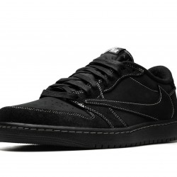 Nike Air Jordan 1 Low Mens OG Travis Scott - Black Phantom DM7866-001 Shoes