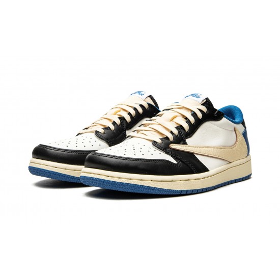 Nike Air Jordan 1 Low Mens OG Travis Scott - Fragment DM7866-140 Shoes