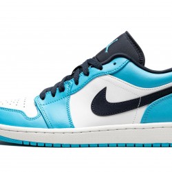 Nike Air Jordan 1 Low Mens Unc 553558-144 Shoes