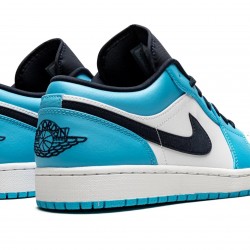 Nike Air Jordan 1 Low Mens Unc 553558-144 Shoes