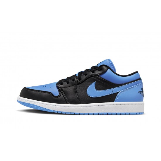 Nike Air Jordan 1 Low Mens University Blue 553558-041 Shoes