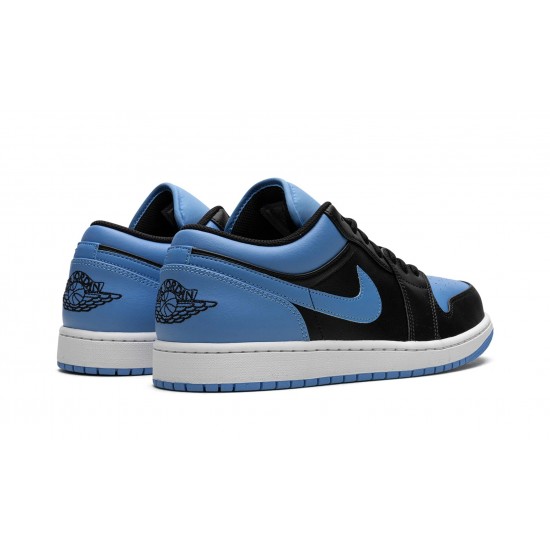 Nike Air Jordan 1 Low Mens University Blue 553558-041 Shoes