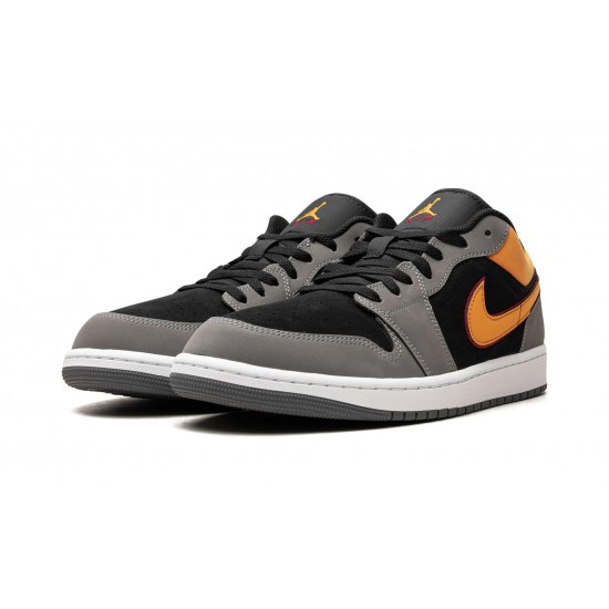 Nike Air Jordan 1 Low Mens Vivid Orange FN7308-008 Shoes