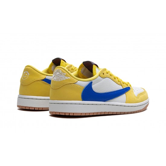 Nike Air Jordan 1 Low Women Travis Scott - Canary DZ4137-700 Shoes