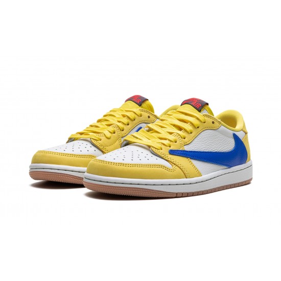 Nike Air Jordan 1 Low Women Travis Scott - Canary DZ4137-700 Shoes