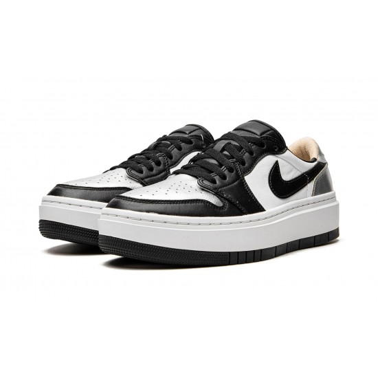 Nike Air Jordan 1 Low Womens Elevate Silver Toe DQ8561-001 Shoes