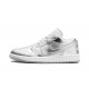 Nike Air Jordan 1 Low Womens Metallic Silver FN5030-001 Shoes