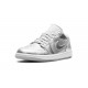 Nike Air Jordan 1 Low Womens Metallic Silver FN5030-001 Shoes