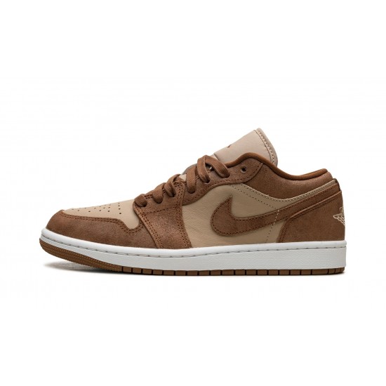 Nike Air Jordan 1 Low Womens TanBrown FJ3453-200 Shoes