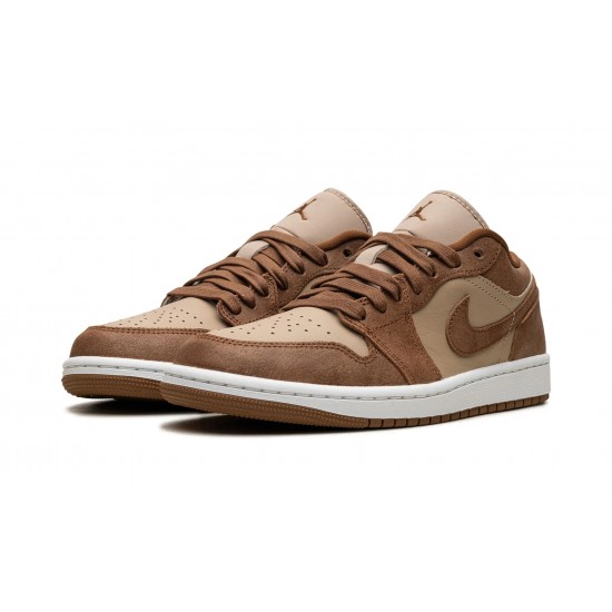 Nike Air Jordan 1 Low Womens TanBrown FJ3453-200 Shoes