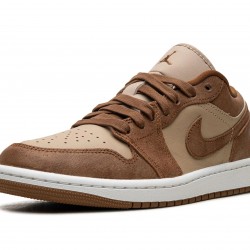 Nike Air Jordan 1 Low Womens TanBrown FJ3453-200 Shoes