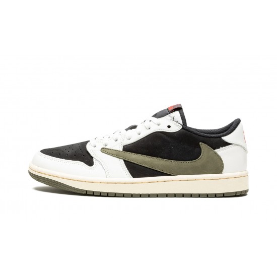 Nike Air Jordan 1 Low Womens Travis Scott - Olive DZ4137-106 Shoes