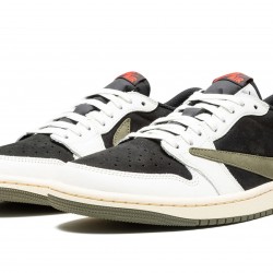 Nike Air Jordan 1 Low Womens Travis Scott - Olive DZ4137-106 Shoes