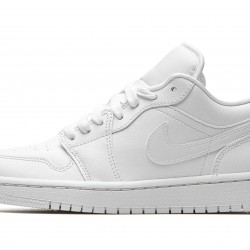 Nike Air Jordan 1 Low Womens Triple White DV0990-111 Shoes