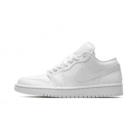 Nike Air Jordan 1 Low Womens Triple White DV0990-111 Shoes