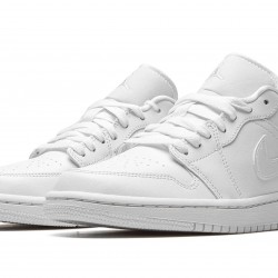 Nike Air Jordan 1 Low Womens Triple White DV0990-111 Shoes