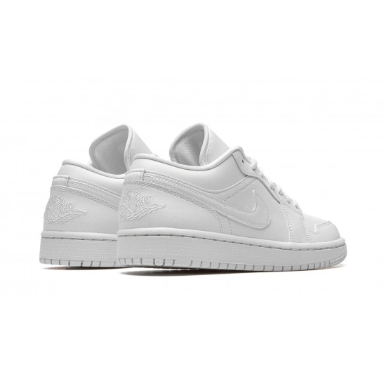 Nike Air Jordan 1 Low Womens Triple White DV0990-111 Shoes