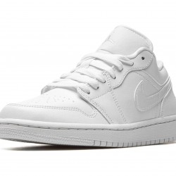 Nike Air Jordan 1 Low Womens Triple White DV0990-111 Shoes