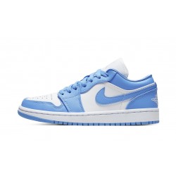 Nike Air Jordan 1 Low Womens Unc AO9944-441 Shoes