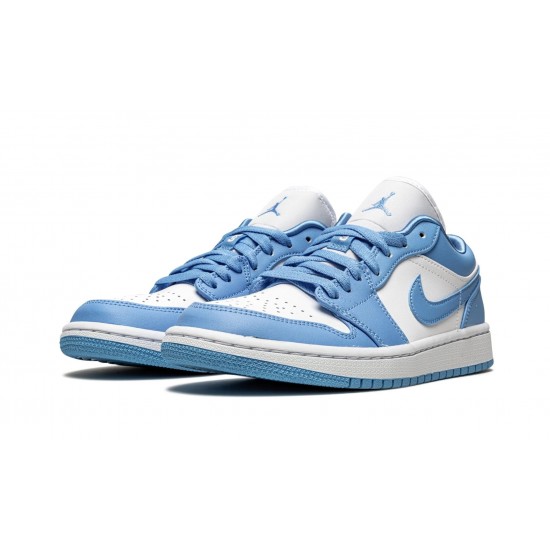 Nike Air Jordan 1 Low Womens Unc AO9944-441 Shoes