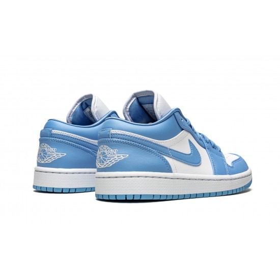 Nike Air Jordan 1 Low Womens Unc AO9944-441 Shoes