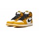 GradeSchool Nike Air Jordan 1 High Yellow Ochre Black FD1437-701 Shoes