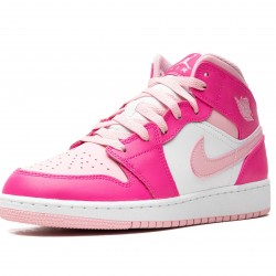 GradeSchool Nike Air Jordan 1 Mid Fierce Pink FD8780-116 Shoes