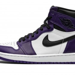 Nike Air Jordan 1 High Mens Court Purple 2.0 555088-500 Shoes