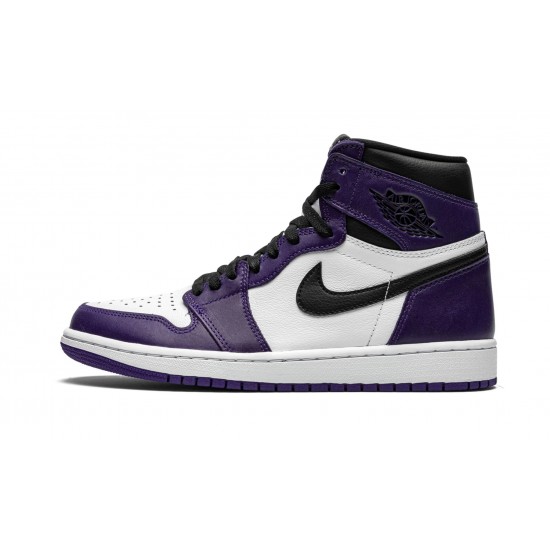 Nike Air Jordan 1 High Mens Court Purple 2.0 555088-500 Shoes