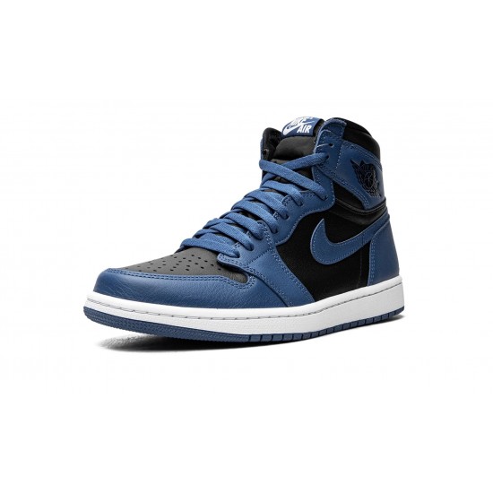 Nike Air Jordan 1 High Mens OG Dark Marina Blue 555088-404 Shoes