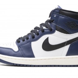 Nike Air Jordan 1 High Mens OG Midnight Navy DZ5485-401 Shoes