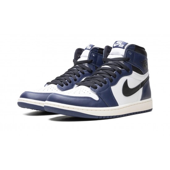 Nike Air Jordan 1 High Mens OG Midnight Navy DZ5485-401 Shoes