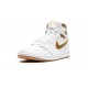 Nike Air Jordan 1 High Womens Metallic Gold FD2596-107 Shoes