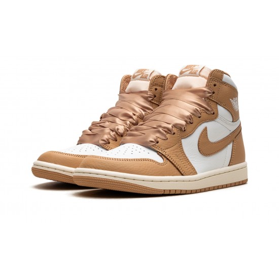 Nike Air Jordan 1 High Womens OG Praline FN6622-201 Shoes