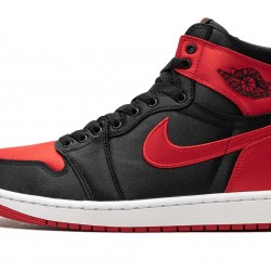 Nike Air Jordan 1 High Womens Satin Bred FD4810-061 Shoes