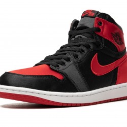 Nike Air Jordan 1 High Womens Satin Bred FD4810-061 Shoes