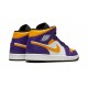 Nike Air Jordan 1 Mid Mens Lakers DQ8426-517 Shoes