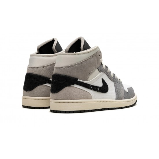 Nike Air Jordan 1 Mid Mens SE Cement Grey DZ4136-002 Shoes